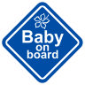 Наклейка на авто Baby on board (предупреждение)