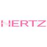 Наклейка на авто HERTZ