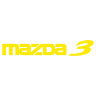 Наклейка на авто MAZDA 3