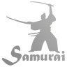 Наклейка на авто самурай