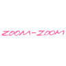 Наклейка на авто Zoom-Zoom