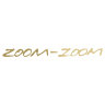 Наклейка на авто Zoom-Zoom