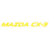 Наклейка на авто Mazda CX-3