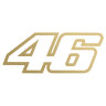 Наклейка на авто #46 Valentino Rossi