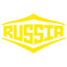 Наклейка на авто надпись RUSSIA