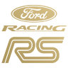 Наклейка на авто Ford Racing RS