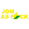 Наклейка на авто JDM As Fuck