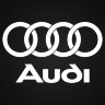 Наклейка на авто AUDI логотип