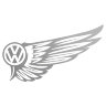 Наклейка на авто Volkswagen крыло