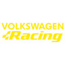 Наклейка на авто надпись Volkswagen Racing