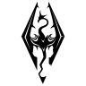 Наклейка логотип SKYRIM