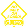 Наклейка на авто No baby on board