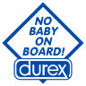 Наклейка на авто No baby on board
