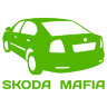Наклейка на авто SCODA MAFIA