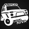 Наклейка на авто LADA NIVA