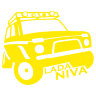 Наклейка на авто LADA NIVA