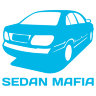 Наклейка на авто SEDAN MAFIA (Toyota Corolla)