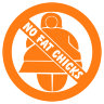 Наклейка на авто NO FAT CHICKS