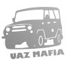 Наклейка на авто УАЗ МАФИЯ