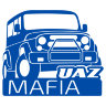 Наклейка на авто UAZ MAFIA 2