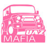 Наклейка на авто UAZ MAFIA 2