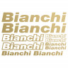 Наклейка на авто Bianchi комплект 30х20 см