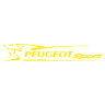 Наклейка на авто Peugeot Sport