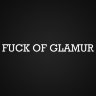 Наклейка на авто FUCK OF GLAMUR