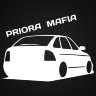 Наклейка на авто PRIORA MAFIA