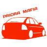 Наклейка на авто PRIORA MAFIA